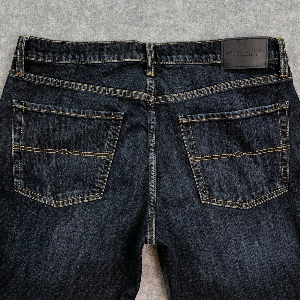Lucky Brand Men's Straight-Leg Dark Wash Jeans - Picture 6 of 16